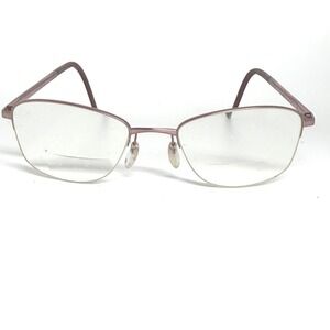 Silhouette 4492 40 6053 Eyeglasses Frames Purple Metal Half Rim 50 18 135 21818